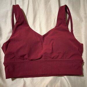 BuffBunny Burgundy Sports Bra